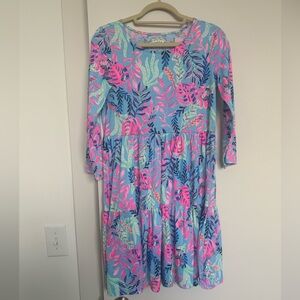 GUC Lilly Pulitzer Geanna Swing Dress - Porto Blue You’ve Been Spotted